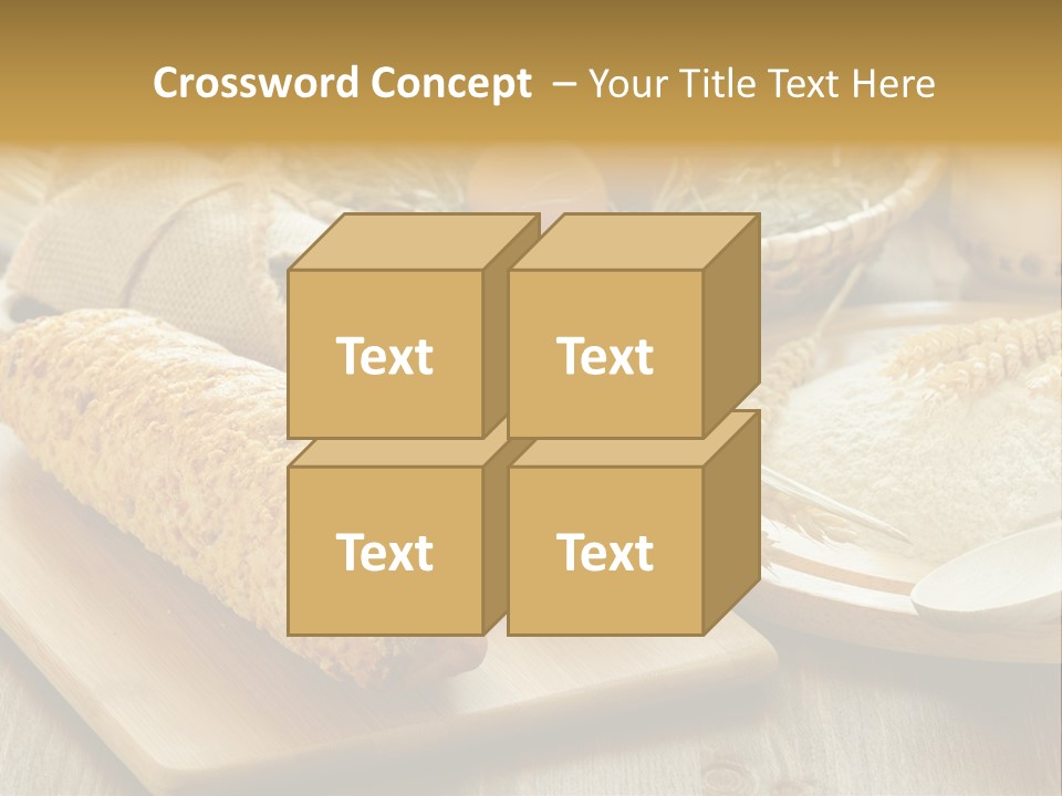 Crop Cooking Grains PowerPoint Template