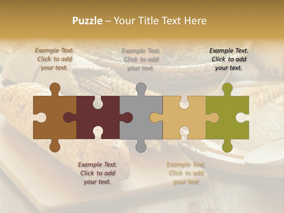 Crop Cooking Grains PowerPoint Template