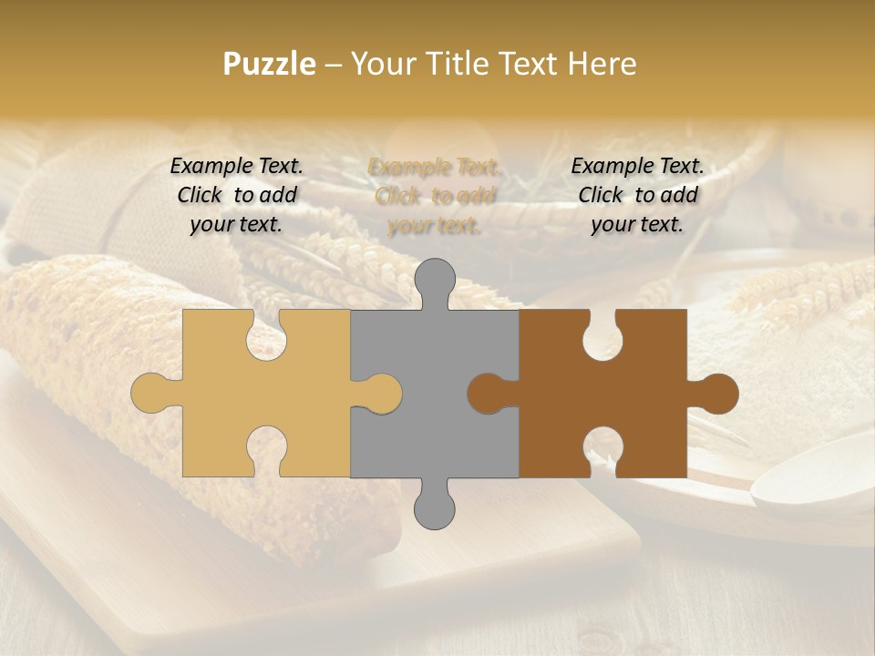 Crop Cooking Grains PowerPoint Template