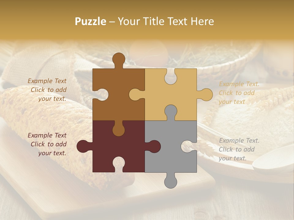 Crop Cooking Grains PowerPoint Template