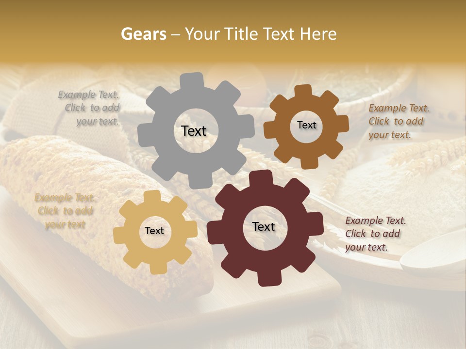 Crop Cooking Grains PowerPoint Template