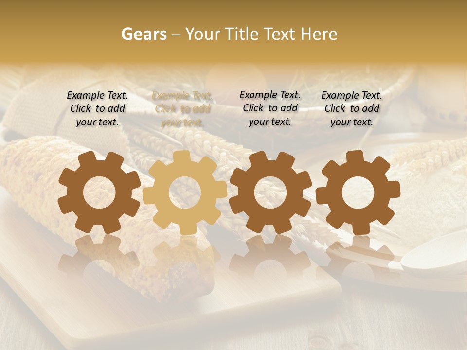 Crop Cooking Grains PowerPoint Template