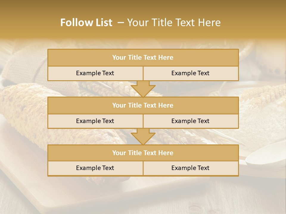 Crop Cooking Grains PowerPoint Template
