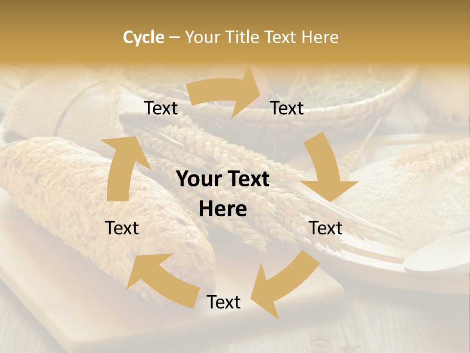 Crop Cooking Grains PowerPoint Template