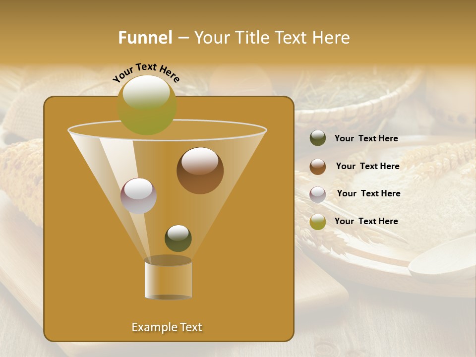 Crop Cooking Grains PowerPoint Template