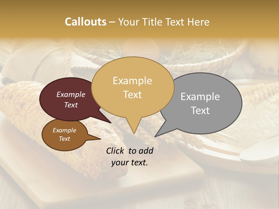 Crop Cooking Grains PowerPoint Template