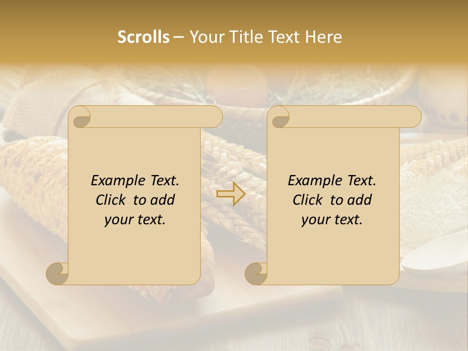 Crop Cooking Grains PowerPoint Template