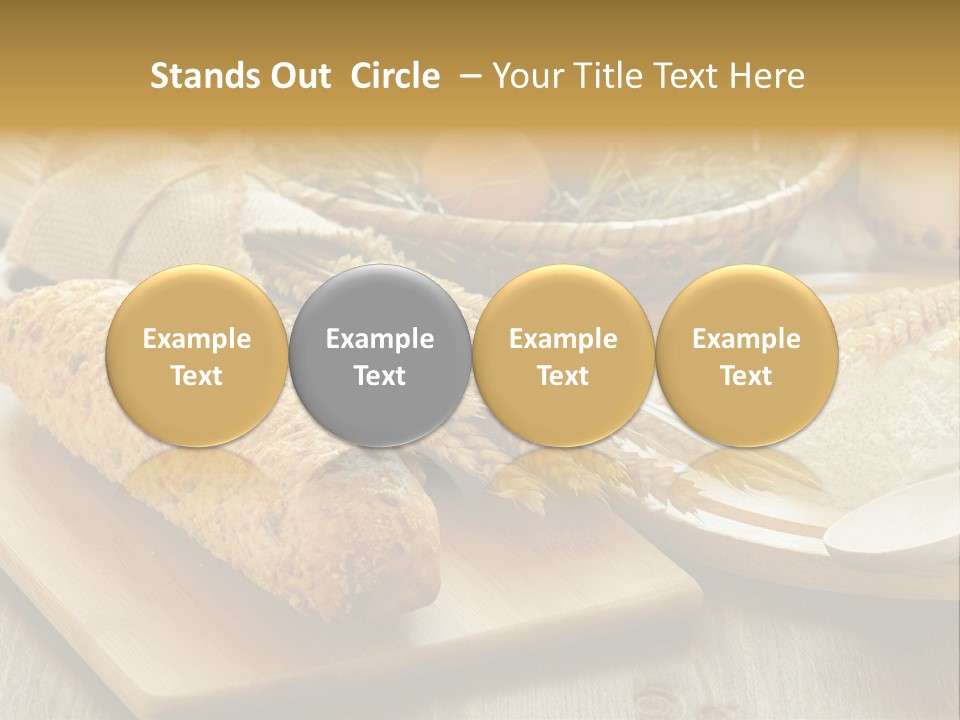 Crop Cooking Grains PowerPoint Template