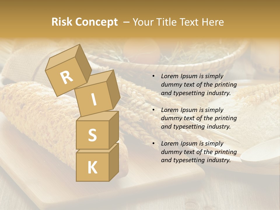 Crop Cooking Grains PowerPoint Template