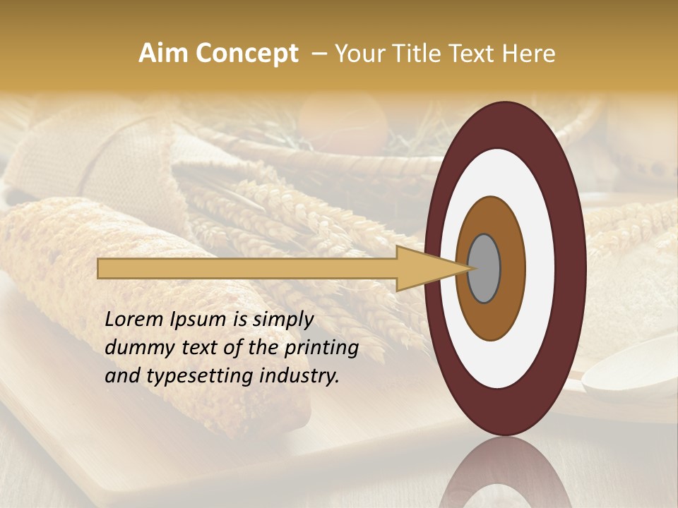 Crop Cooking Grains PowerPoint Template