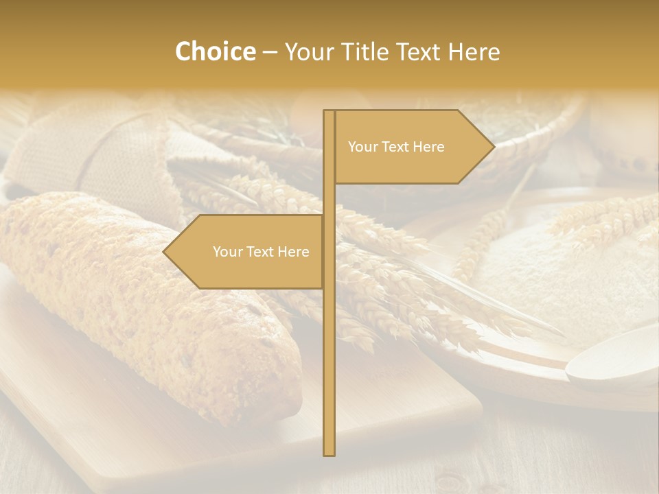 Crop Cooking Grains PowerPoint Template