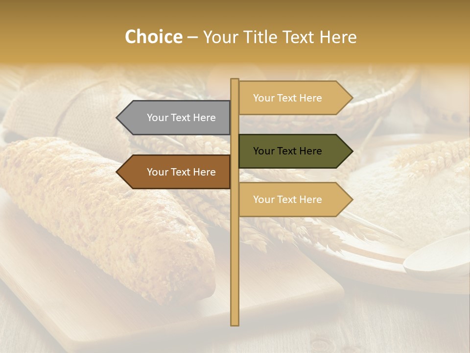 Crop Cooking Grains PowerPoint Template