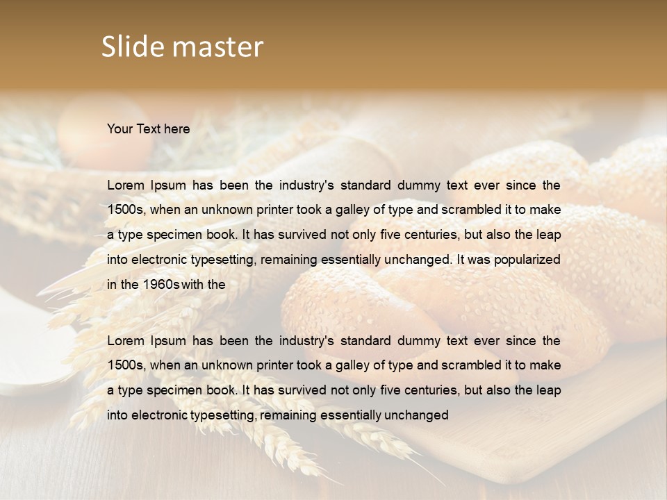 Group Piece Wood PowerPoint Template