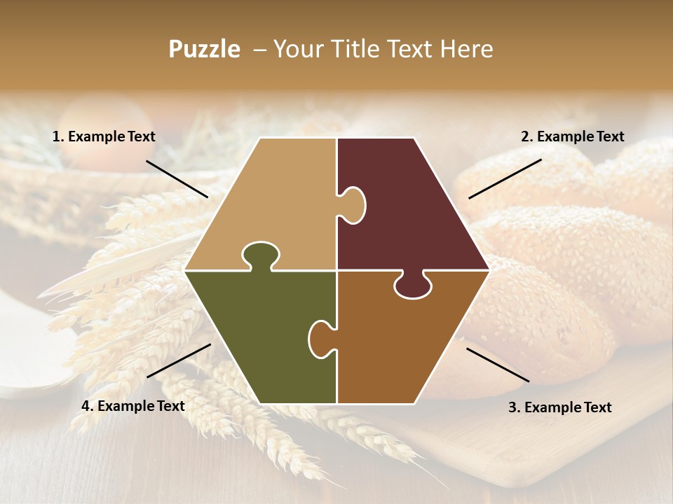 Group Piece Wood PowerPoint Template