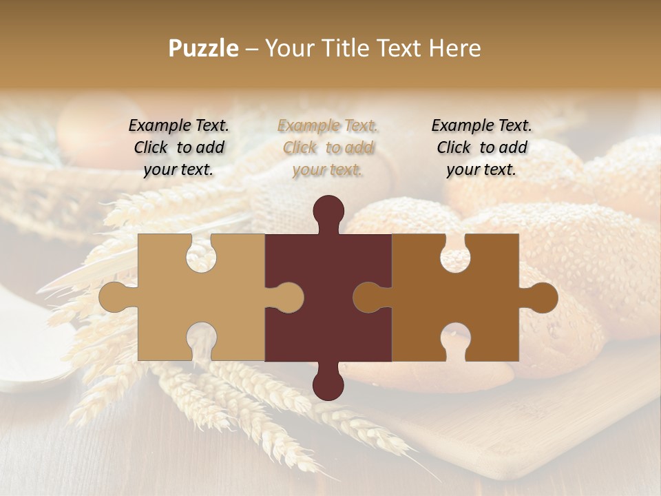 Group Piece Wood PowerPoint Template