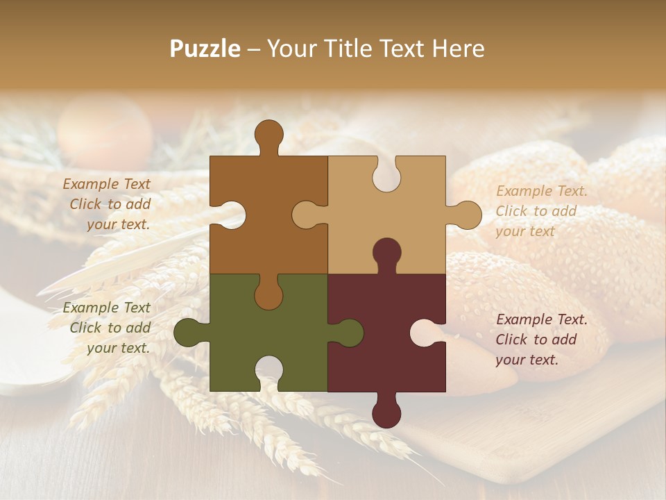 Group Piece Wood PowerPoint Template