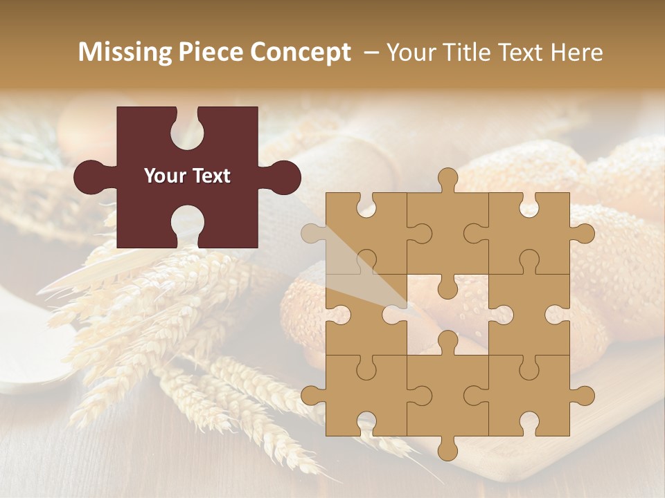 Group Piece Wood PowerPoint Template