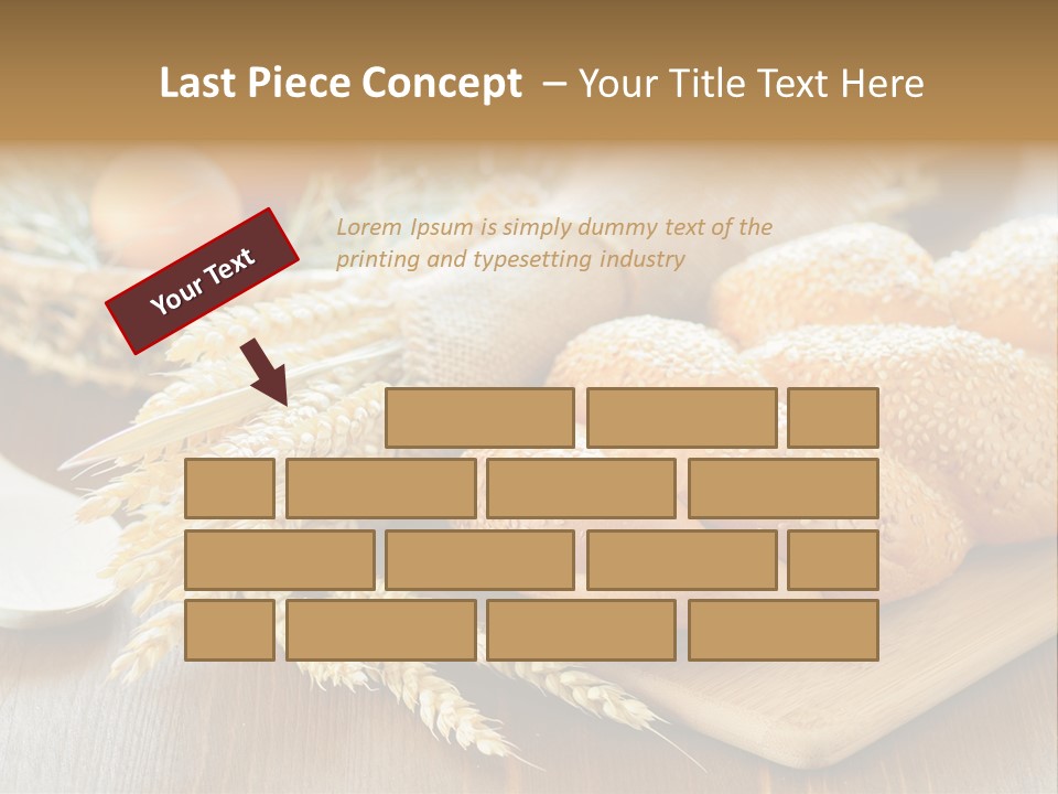 Group Piece Wood PowerPoint Template