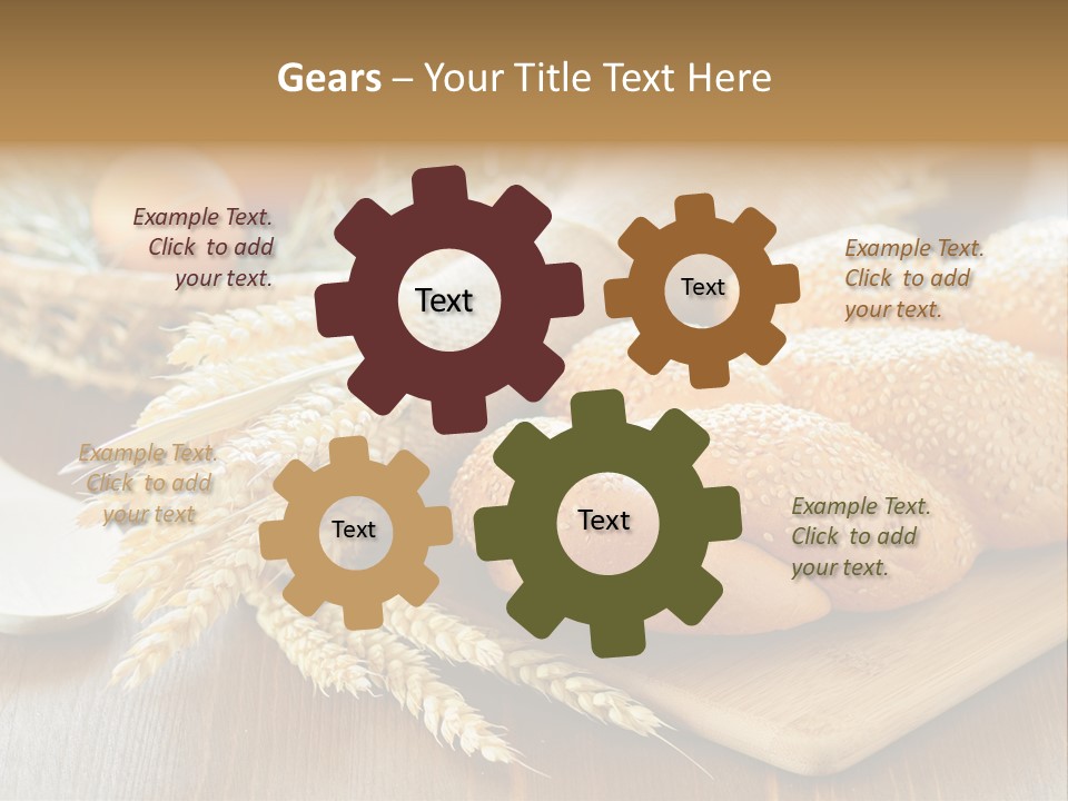 Group Piece Wood PowerPoint Template