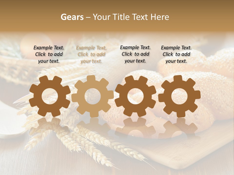 Group Piece Wood PowerPoint Template