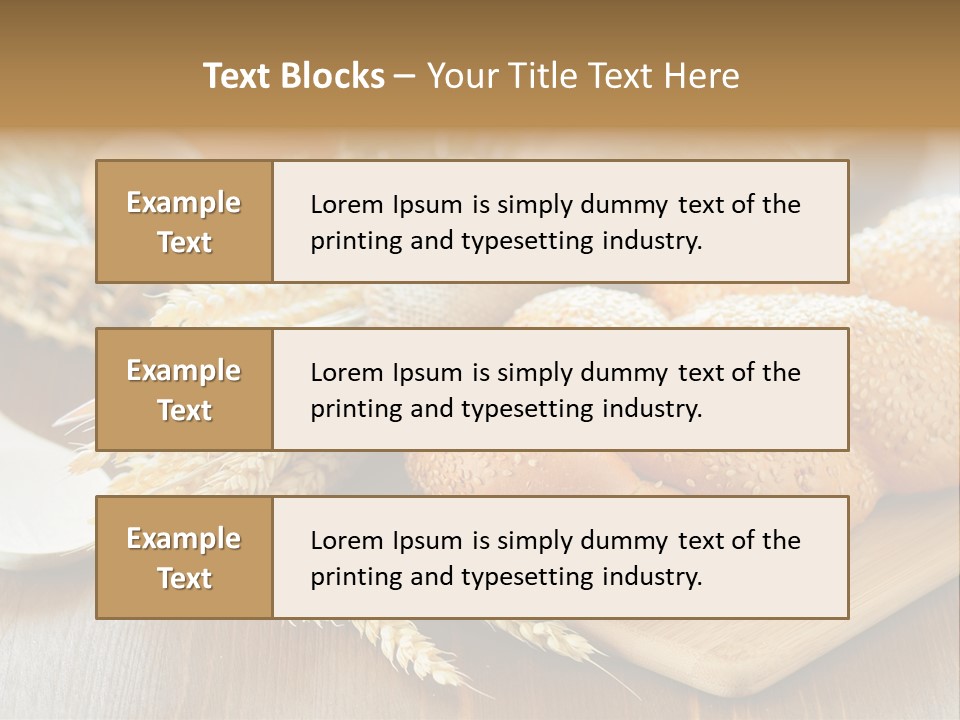 Group Piece Wood PowerPoint Template