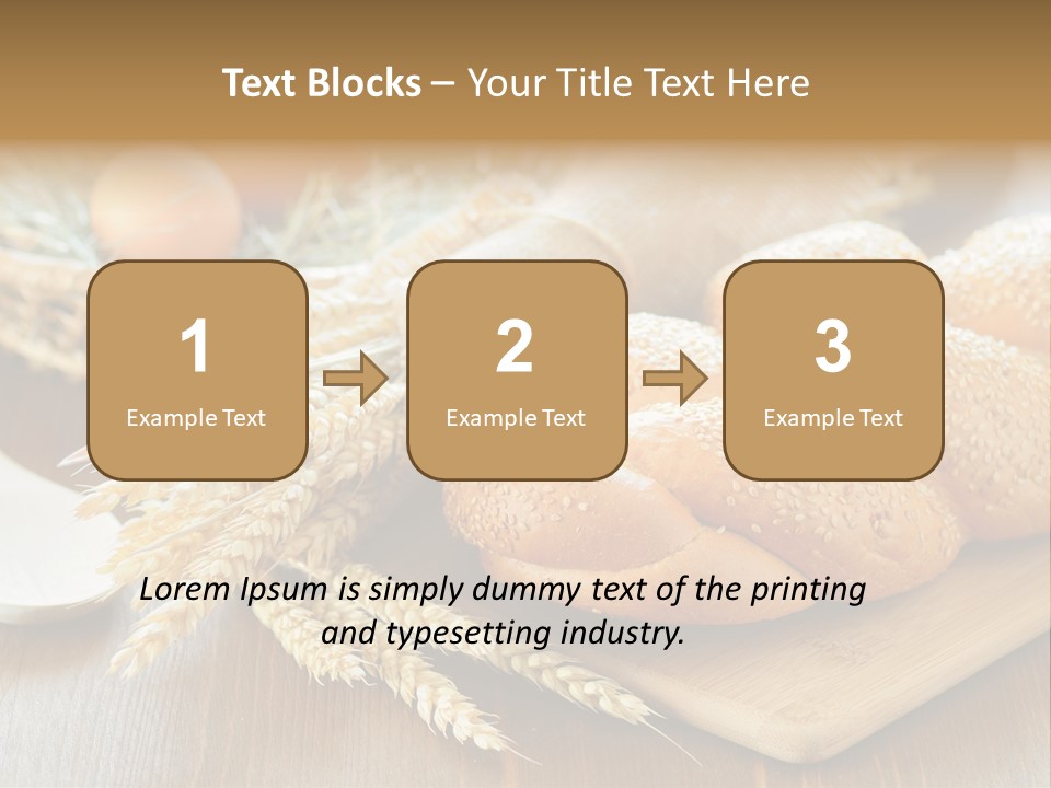 Group Piece Wood PowerPoint Template