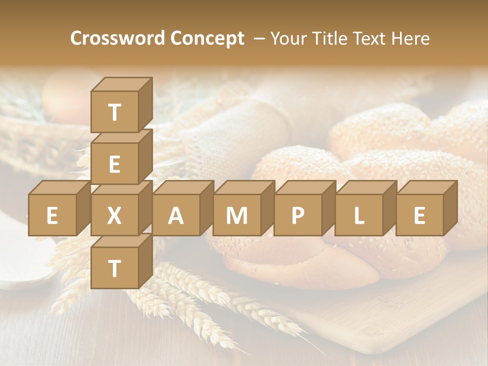 Group Piece Wood PowerPoint Template