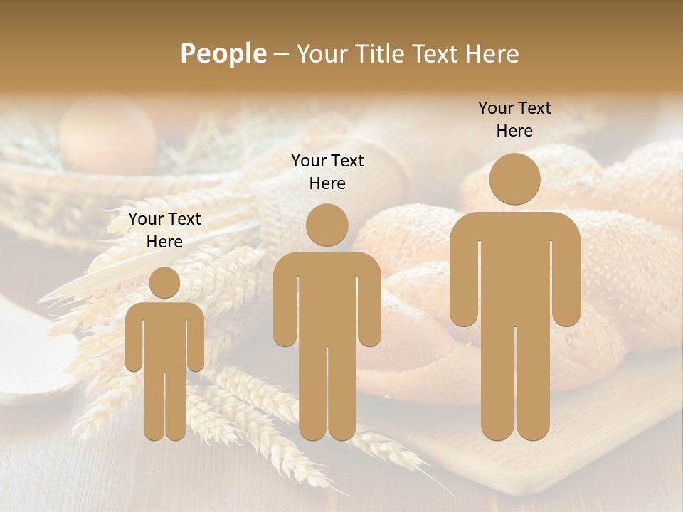 Group Piece Wood PowerPoint Template