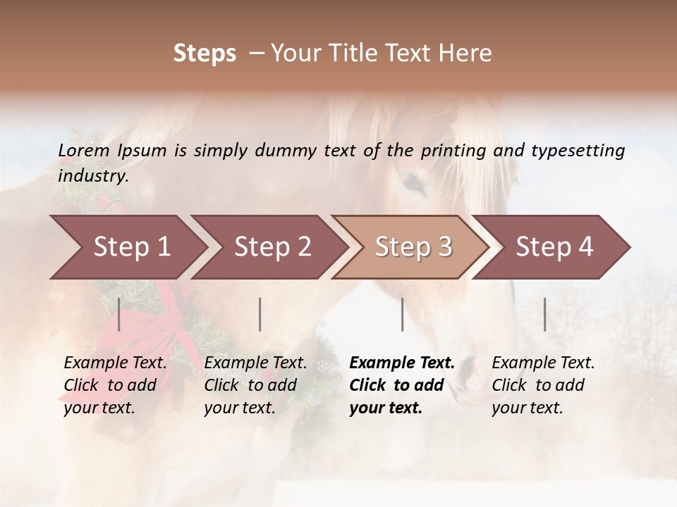 Comical Wreath Christmas PowerPoint Template
