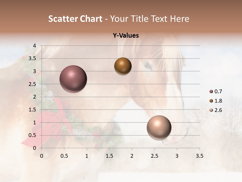 Comical Wreath Christmas PowerPoint Template