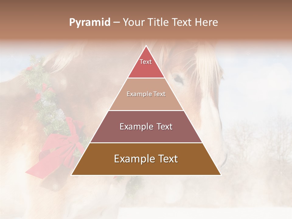 Comical Wreath Christmas PowerPoint Template