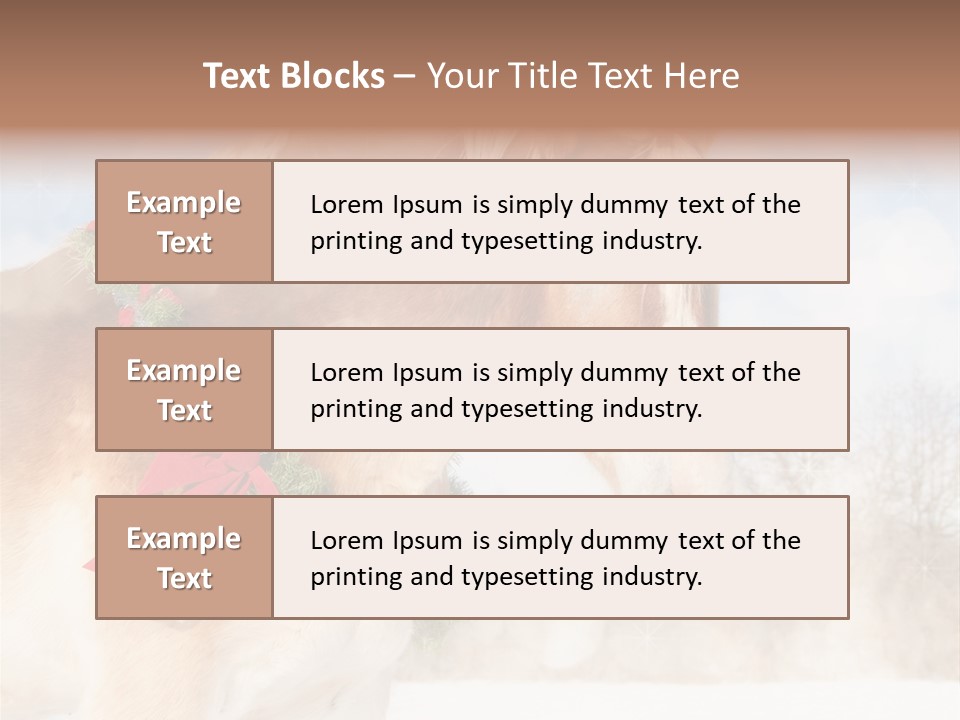 Comical Wreath Christmas PowerPoint Template