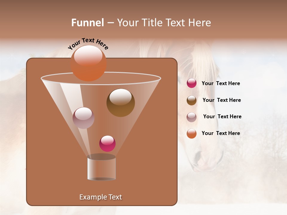 Comical Wreath Christmas PowerPoint Template