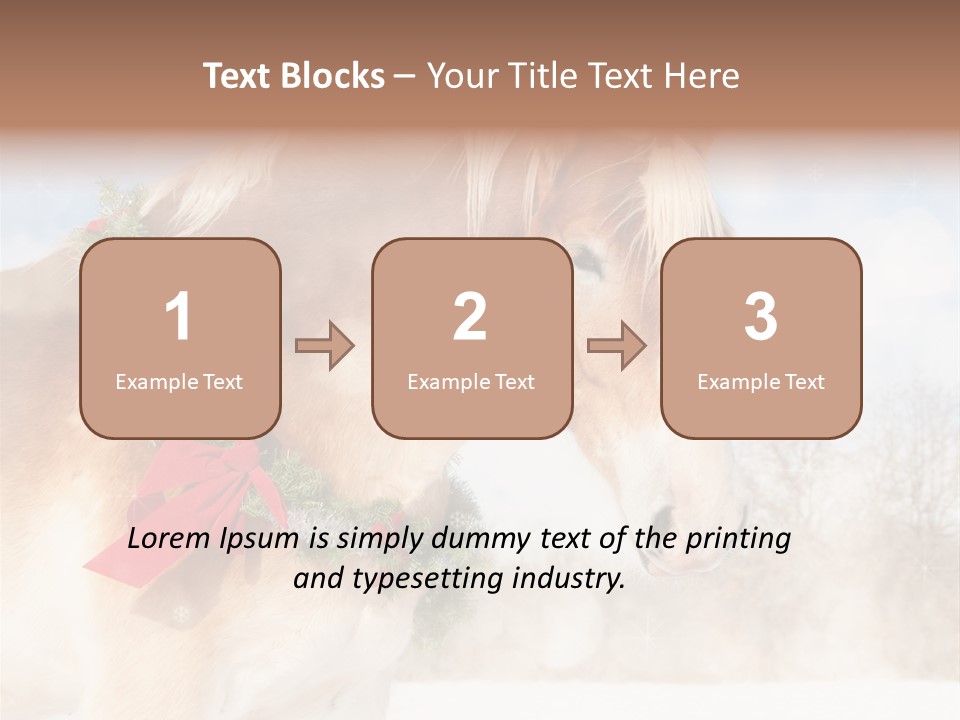 Comical Wreath Christmas PowerPoint Template