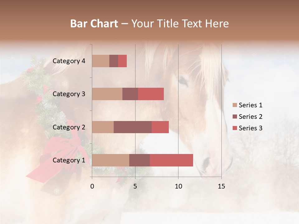 Comical Wreath Christmas PowerPoint Template