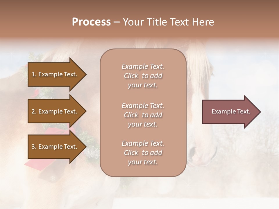 Comical Wreath Christmas PowerPoint Template