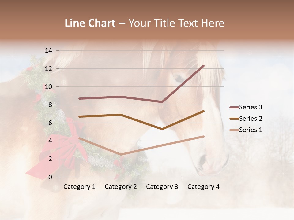 Comical Wreath Christmas PowerPoint Template