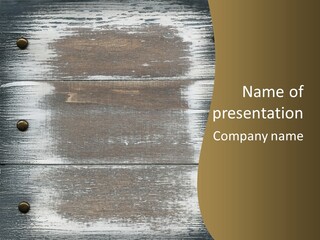 Blank Background Rivet PowerPoint Template