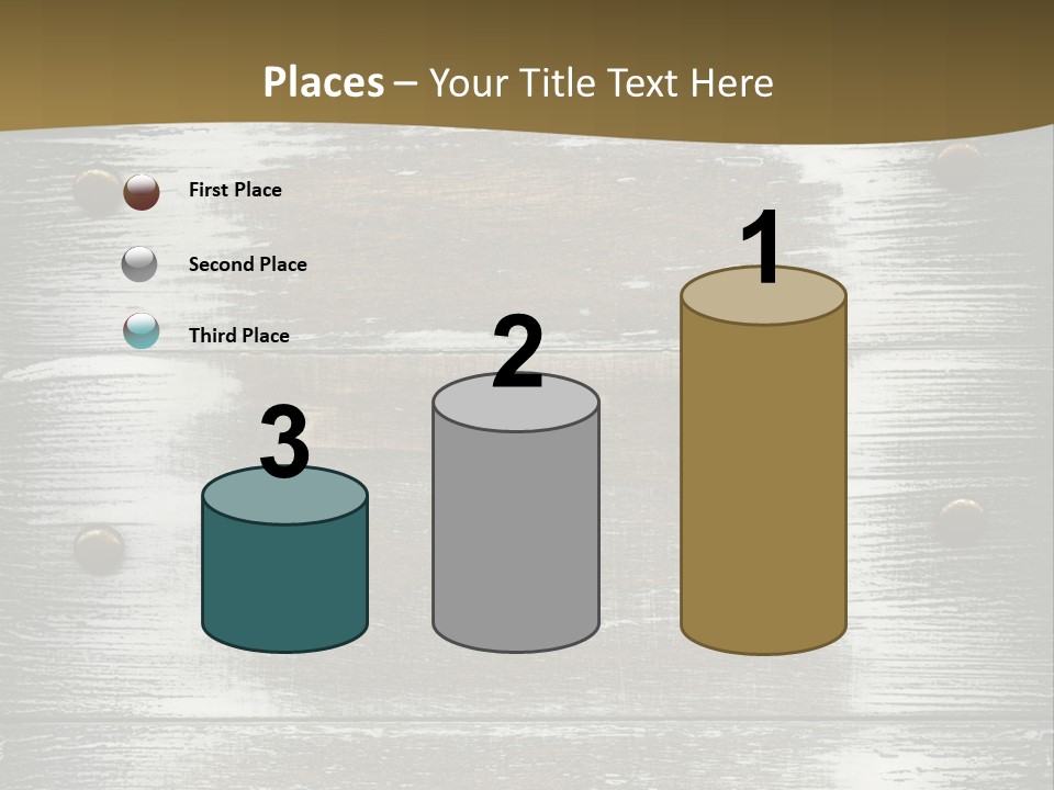 Blank Background Rivet PowerPoint Template