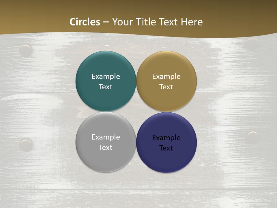 Blank Background Rivet PowerPoint Template