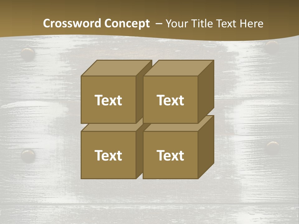 Blank Background Rivet PowerPoint Template