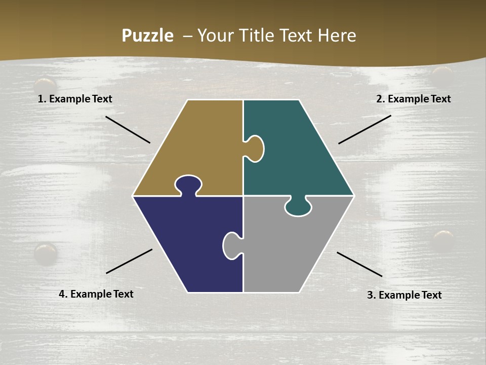 Blank Background Rivet PowerPoint Template