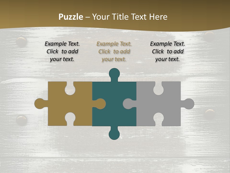 Blank Background Rivet PowerPoint Template