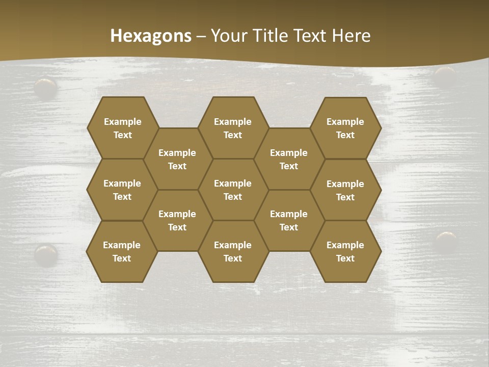 Blank Background Rivet PowerPoint Template