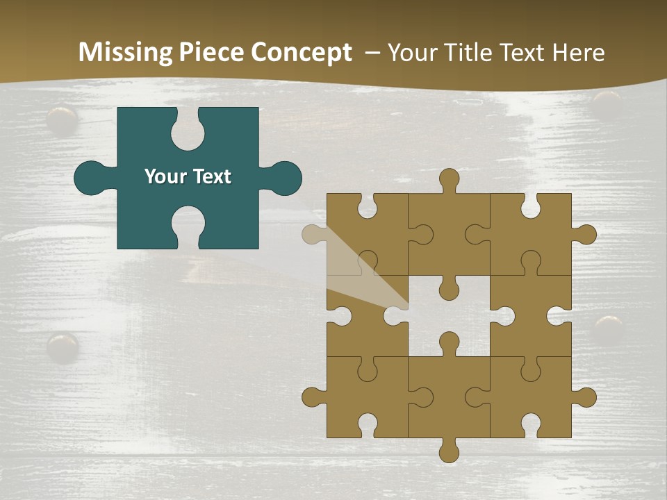 Blank Background Rivet PowerPoint Template