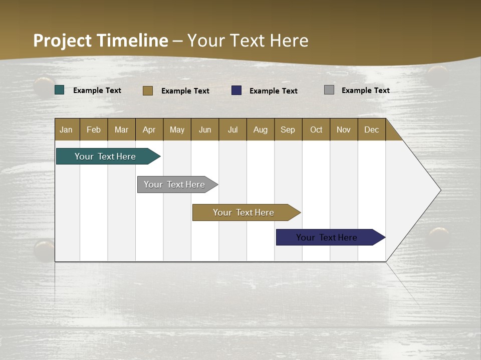 Blank Background Rivet PowerPoint Template
