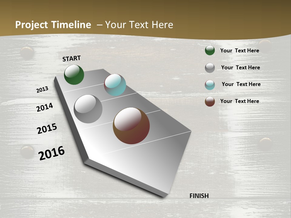 Blank Background Rivet PowerPoint Template