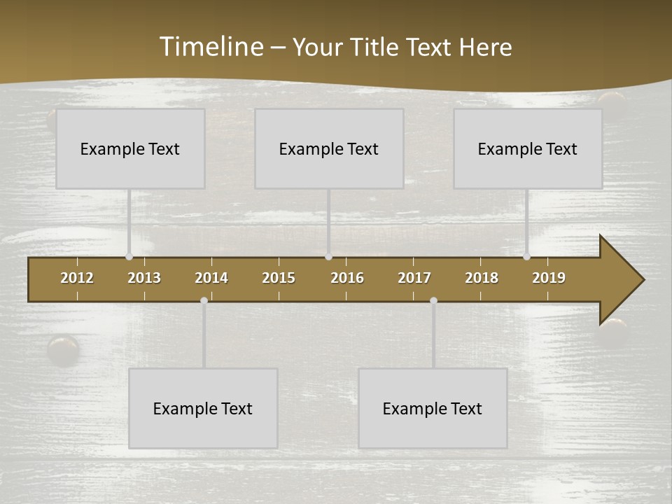 Blank Background Rivet PowerPoint Template
