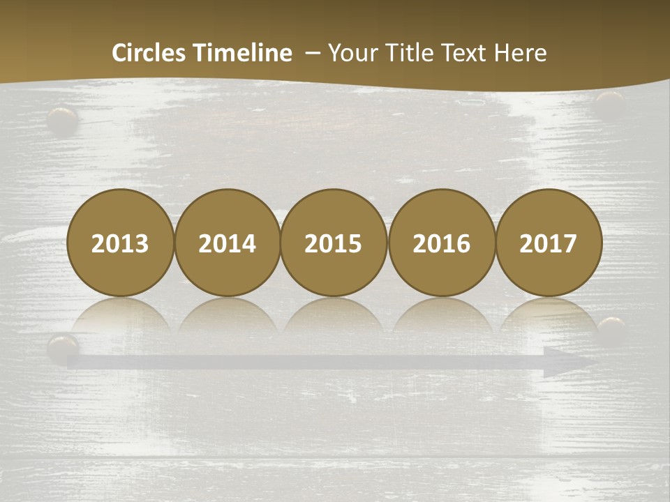 Blank Background Rivet PowerPoint Template