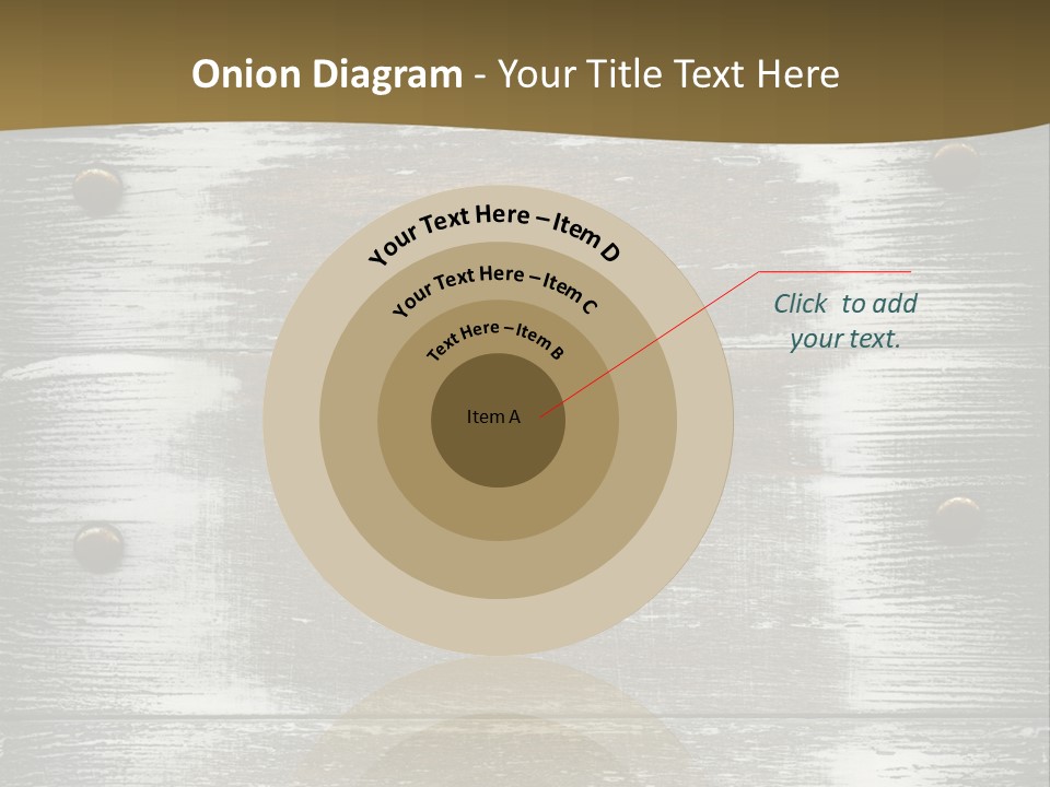 Blank Background Rivet PowerPoint Template